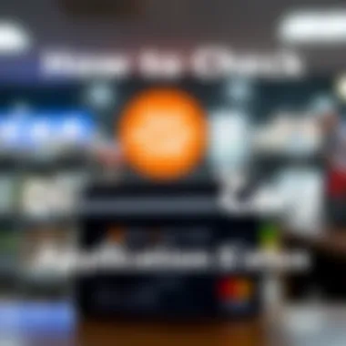 A visual guide for checking Discover Card application status online