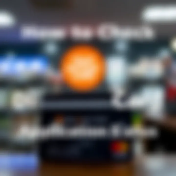 A visual guide for checking Discover Card application status online