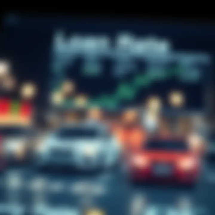 Analyzing used car loan rates on a digital platform